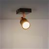 M Ledme - Plafoniera serie Gold, 1 lampadina GU10, per uso interno asciutto IP20, applicabile a bagno, soggiorno, camera da letto e cucina (Lampadina non inclusa)