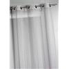 HomeMaison HM6923310 - Tenda Tessuta/filettata Molto Larga, in Poliestere, 300 x 240 cm, Colore Grigio