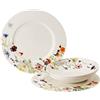 Rosenthal Brillance Grand Air Set 4 pezzi, bandiera + Coup, multicolore
