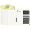 labex label Etichette termiche 55x25 mm su rotolo - Etichette Prezzi Codice a Barre Termica Diretta - 1 rotoli 1000 etichette - Senza nastro - TSC Godex compatibili - Labex Label
