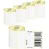labex label Etichette termiche 55x25 mm su rotolo - Rotoli Etichette Prezzi Confezione Risparmio - 5 rotoli 5000 etichette - Senza nastro - TSC Godex compatibili - Labex Label