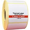 labex label Etichette termiche 50x30 mm su rotolo - Etichette Codice a Barre Termica Diretta - 1 rotoli 1000 etichette - Senza nastro - TSC Godex compatibili - Labex Label