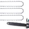 AUMEL 3 catene per seghe a catena per lama da 40 cm, passo 3/8LP, spessore 0,05 (1,3 mm), 56 maglie motrici, catena per seghe a catena compatibile con Oregon/Stihl/Husqvarna e altre