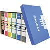 Donau 7666301FSC 10 - Scatola per archivio con coperchio in cartone ondulato riciclato a tre strati, 5 pezzi, portata fino a 13 kg, certificazione FSC®