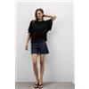 Intimissimi Maglia Manica Corta A Kimono In Cotone Ultrafresh Nero