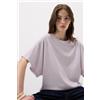Intimissimi Maglia Manica Corta A Kimono In Cotone Ultrafresh Viola