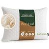 PlotMood Cuscino Memory Foam Fiocchi 45x75 H12cm - Cuscino per Dormire di Lato o Supini - Guanciale Letto Extra Comodo