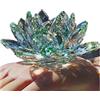 TYGJB Cristallo di Quarzo fine Fiore di Loto Pietre Naturali e minerali Feng Shui Sfera Cristalli Fiori per Souvenir di Nozze (Verde)