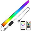 Melofo Barra luminosa RGB sotto il monitor Gaming con APP intelligente, telecomando Bluetooth e velocità regolabile. Cambia colore RGB, IC USB powered desk light per PC game