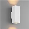 Klighten Applique da Parete Esterno IP65 Su Giù, Lampada da Parete Applique da Esterni in Alluminio Moderna per Giardino Ingressi, Attacco GU10, 26 x 13 cm, Lampadina non Inclusa, Bianco