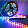 Tyun 5V WS2812B Striscia LED, 5m Strisce RGB Pixel Strip 300 LEDs IP65 impermeabile Flessibile A colori Indirizzabile Individualmente Intelligente Nastri per DIY, Decorazione Pubblicitaria