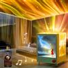 Dreamy Cubby Proiettore di luci Aurora con Bluetooth, rumore bianco, proiezione del cielo stellato a 7 colori e luce notturna a forma di balena, perfetto per decorare la stanza e per le feste