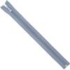 AERZETIX - Set di 10 Cerniere lampo a spirale N°5 30cm separabili con cursore - in metallo nylon poliestere - colore grigio argento - per cucito artigianato creazioni tessili