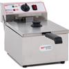 Ristoattrezzature Modello: 3637,Friggitrice Elettrica professionale 10 litri singola vasca in acciaio inox per Pub Bar Ristoranti da banco