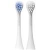 Curaprox Hydrosonic Pro, 2 Pz, Bianco/Azzurro, Swiss Made | Per Una Cura Delicata Delle Gengive, Testine Di Ricambio Per Spazzolino Sonico