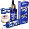 TRADEMARK GNARLY JOE EST.MMXVII Gnarly Joe Complete Face Care, confezione regalo per uomo, siero notte da 30 ml e siero occhi in gel marino da 10 ml