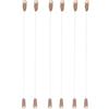 zalati Extension Capelli Gancio, 4 Paia Lenza con Gancio per Corda per Posticci - XS,S,M,L