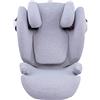 JYOKO KIDS Rivestimento per seggiolino auto in cotone compatibile con Cybex Solution M e Pallas B - Fix (Grey Stone)