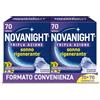 Novanight Tripla Azione Melatonina per Dormire, 70+70 Compresse | Integratori per Disturbi del Sonno, Senza Glutine, Con Melatonina, Escolzia, Passiflora, Melissa, Non Induce Dipendenza