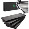 Spurtar Paracolpi Garage Gommapiuma Paracolpi Portiere Auto, Paraspigoli Muro Protezione Paraurti Auto per Esterno Accessori Automobile Gomma Adesiva, 40 x 15 cm x 2 cm, 4 pezzi