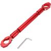 TUCKBOLD Kit Barra Di Bilanciamento Regolabile Per Moto Rosso 1 Set | Materiale: Lega Di Alluminio, Dimensioni: 31.5-36cm, Include Chiave A Cricchetto, Universale Per Moto.