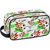 Ackutea Borsa da viaggio per articoli da toeletta per ragazzi - Kit da viaggio appendibile impermeabile per uomini, borsa per la rasatura con grande capacità per bagno, sport, doccia, 26.5 x 11.2 x 13.5 cm