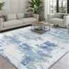 smiry Tappeti per soggiorno, 80 x 150 cm, blu Lvory