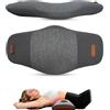 Daipaoer Massaggiatore for la Schiena Smooth Triple Fusion con Calore, 3 In 1 Cuscino Lombare Elettrico con Calore E Massaggio A Vibrazione, Supporto Dorsale ergonomico, Dispositivo per Massaggiare La Schiena