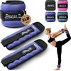BAGAIL Set Pesi Caviglia e Polso Unisex (1,36 kg × 2) - Pesi Braccia & Gambe, Dimensioni Regolabili, Adattamento Sicuro, Ideale per Camminata, Allenamenti Casa & Fisioterapia - Violetta