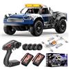 Cirmine Macchina telecomandata professionale 2,4GHz,Monster Truck RC 1/16, Veicolo Fuoristrada 4WD Resistente all'Acqua con Doppie Batterie, Pneumatici Drift e Off-Road, Trasmissione in Metallo e Luci LED