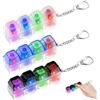 AOUZOVLI 3 Portachiavi Tastiera Antistress Tastiera Con Luce Led,Eleganti E Antistress, Leggere E Portatili, Facili Da Usare, Adatte Per Lavoro, Studio E Viaggi