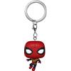 Funko POP! Keychain: Spiderman No Way Home 2021 - Spider-Man - Leaping SM1 - Mini Figura in Vinile da Collezione Novità Portachiavi - Riempitivi per Calze - Idea Regalo - Merchandising Ufficiale