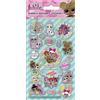 Paper Projects L.O.L. Surprise! Troop - Adesivi scintillanti, prodotto con licenza ufficiale, riutilizzabili su superfici non porose, blu e rosa