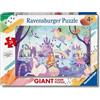 Ravensburger - Puzzle Il paese degli unicorni, Collezione 24 Giant Pavimento, 24 Pezzi, Età Raccomandata 3+ Anni