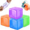 Audasi 4 Pezzi Antistress Per Adulti E Bambini, Squeeze Giocattoli Morbide Palline Da Schiacciare Con Design Cubo Antistress Giocattoli Sensoriali Per Gestire Ansia Palline Squishy Cube