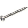 SECCARO Viti per truciolato a testa semicircolare 3 x 25 mm, in acciaio inox V2A VA A2, viti per legno con filettatura completa, TX/esagono incassato, rotonde, 250 pezzi