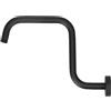 Jenngaoo Tubo per braccio da doccia, 13 pollici a forma di S soffione doccia braccio di estensione lungo collo di cigno curva soffione doccia staffa montante forniture per il bagno(B)
