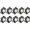 Sxhlseller Chip LED, Chip LED Ultra Luminoso da 10 Pezzi, Perline Luminose Fai-da-te 3V per Lampada da Tavolo Torcia da Incasso a Soffitto (Luce bianca 3W)