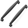 SYZOW 6 Pezzi Nero Distanza fori 160mm Maniglie per mobili da cucina maniglie per mobili maniglie cucina per Armadio Maniglie per