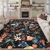 HUGEAR Ferroso Tappeto Salotto 200x300cm Camera Da Pranzo Antiscivolo Tappeti Lavabile In Lavatrice Carpet Moderno Motivo Floreale Esterno Pelo Corto Misure Grandi Cameretta Sala Rug