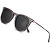 TSEBAN Annata Occhiali da sole Donna Polarizzati 100% protezione UV con telaio in acetato