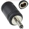 Keple Adattatore di alimentazione DC da 5.5 mm x 2.1 mm a 3.5 mm x 1.3 mm, femmina a maschio, convertitore di alimentazione per apparecchiature CCTV, telecamera di videosorveglianza, luci LED, notebook, PC
