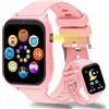 pmstuy Smartwatch Bambini, Orologio Smartwatch Bambini con Monitor del Sonno, Contapassi, 1,83 HD,18 Giochi, Allarme, Nessun telefono/app, Impermeabile IP68, Torcia, Regali per ragazze e ragazzi