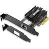 NICGIGA Scheda di rete PCI-e 10G Base-T, Controller Marvell AQC113, Adattatore Ethernet 10Gb NICGIGA Supporto WOL, Scheda NIC 10Gbe Porta RJ45, Windows10/11/Windows Server/Linux