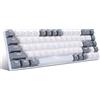 MageGee Tastiera meccanica da gioco portatile al 60%, minimalista MK-Box Ice Blue retroilluminata compatta a 68 tasti con cavo, tastiera da ufficio con interruttore rosso, per Windows, laptop, PC,