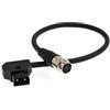 HangTon Connect B4 ENG Lens Cavo di alimentazione V Lock D-Tap a Hirose 12 Pin per Fujinon Nikon Angenieux Schneider Lens Servo 30 cm