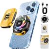 auvstar Raffreddatore Telefono con 2000mAh Batteria Ricaricabile,Phone Cooler RGB,Ventola Raffreddamento elefono Portatile RGB,Raffredda Telefono Leggero e Silenzioso,Adatto per Giochi/Live Streaming