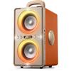 ODIOMX Cassa Bluetooth Portatile, 240W (Peak) Altoparlante Bluetooth Suono Potente e Nitido, Bassi Profondi, 20H, TWS Stereo Speaker, per Party, Campeggio, Spiaggia, Home e Outside (Orange)