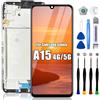 EFAITHLIFE Sostituzione Schermo per Samsung Galaxy A15, con Telaio A156u A156e A156w S156dl S156vl A156B/DS, Assieme digitalizzatore Display LCD con Strumenti di Riparazione