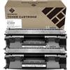 ZOOMTEC Sostituzione per HP CF280A 80A CF280X 80X Cartuccia Toner Compatibile per HP Laserjet Pro 400 M401dn M401a M401d M401n M401dne M401dw MFP M425dw M425dn Stampanti (2x Nero)